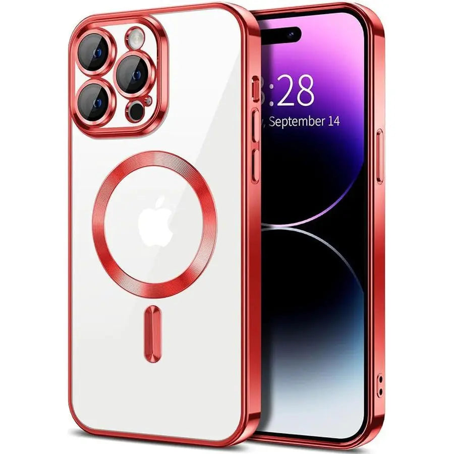 Entronix Apple iPhone 16 Pro [Magnetic-Compatible] Case - Clear & Shiny, - Entro Retail