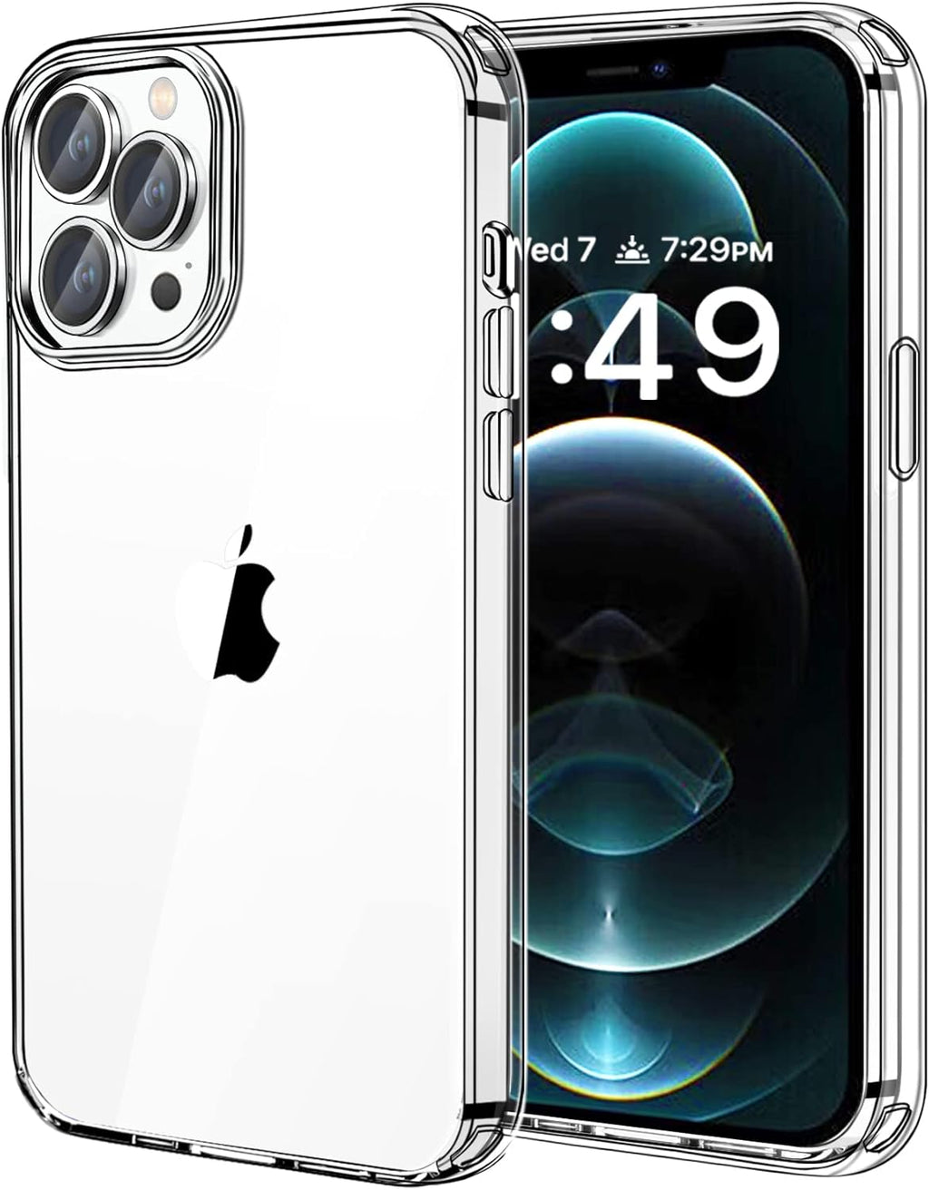 Entronix Heavy Duty Clear Case for Apple iPhone 11 Pro, Crystal Clear Transparent Bumper Cover - Entro Retail