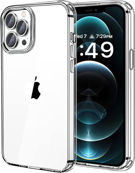 Entronix Heavy Duty Clear Case for Apple iPhone 11 Pro, Crystal Clear Transparent Bumper Cover - Entro Retail