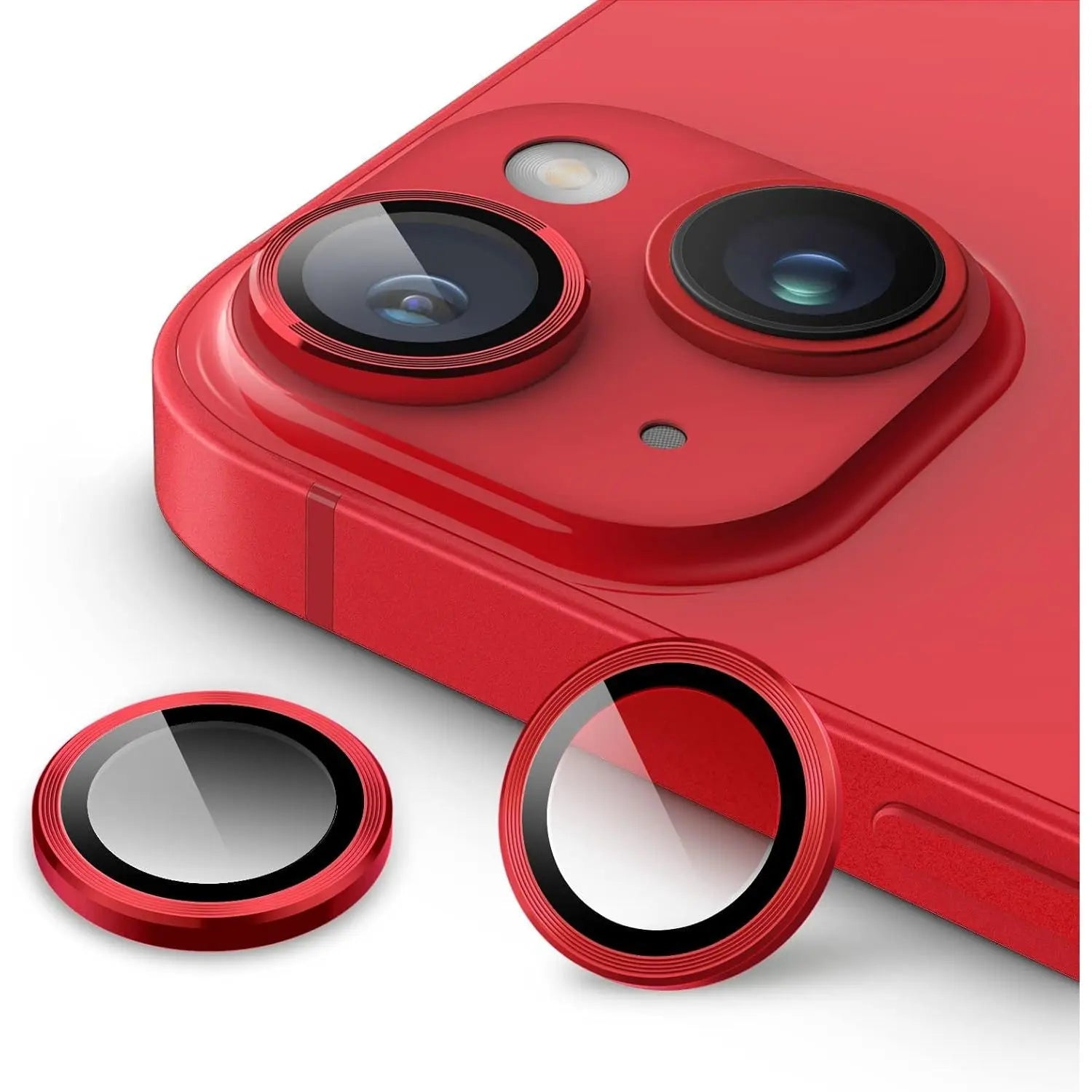 Entronix Metallic Camera Lens Protector for Apple iPhone 13, Easy Installation, - Entro Retail