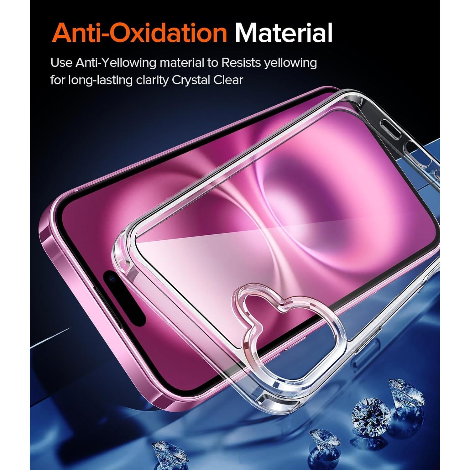 Entronix 3-in-1 Bundle for Apple iPhone 16, Slim Clear Case & 2 Clear Tempered Glass Screen Protectors - Entro Retail