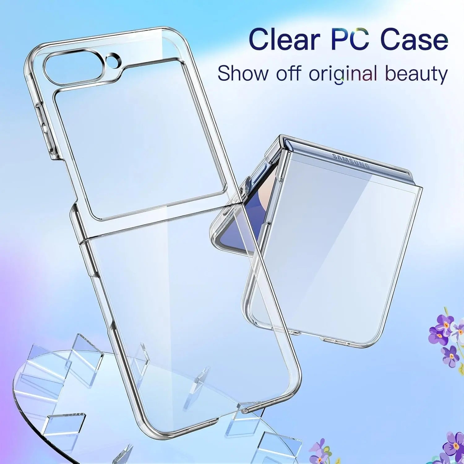 Entronix Samsung Galaxy Z Flip 6 Crystal Clear Case - Slim - Entronix