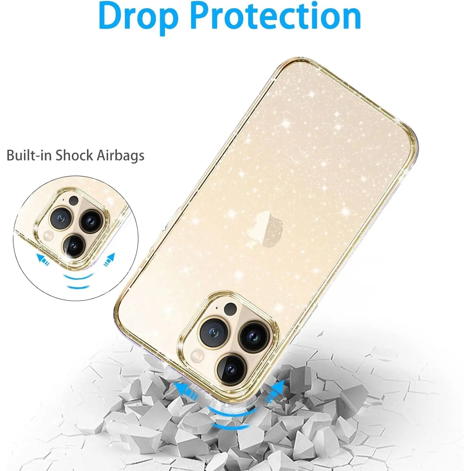 Entronix Apple iPhone 11 Pro Crystal Clear Case - Glitter - Entro Retail