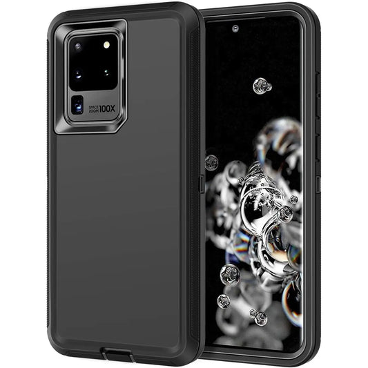 Entronix Heavy Duty Case for Samsung Galaxy S20 Ultra, Triple-Layer & Full Protection, - Entro Retail