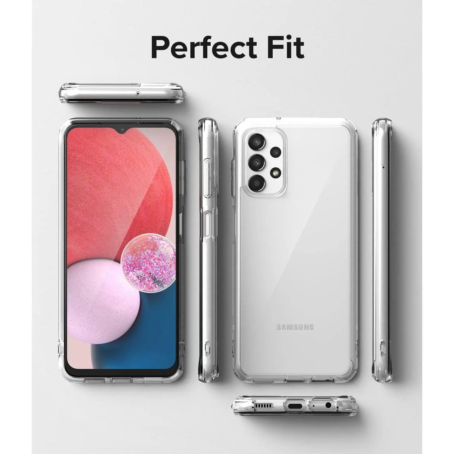 Entronix Bundle Compatible with Galaxy A16 - Clear Case & 2 Clear Screen Protectors - Entronix