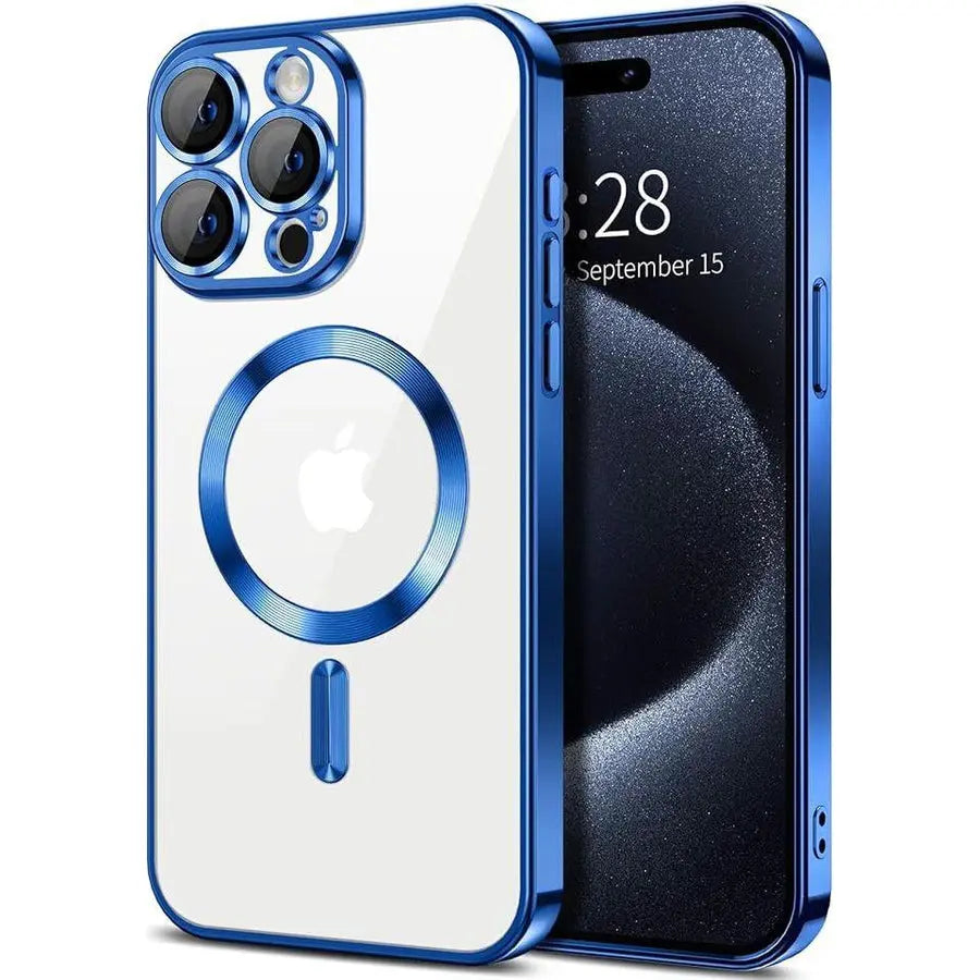 Entronix Apple iPhone 16 Pro [Magnetic-Compatible] Case - Clear & Shiny, - Entro Retail