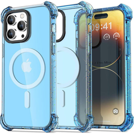 Entronix Apple iPhone 15 Pro Max/14 Pro Max [Magnetic-Compatible] Case - Bouncy Bumper, - Entronix