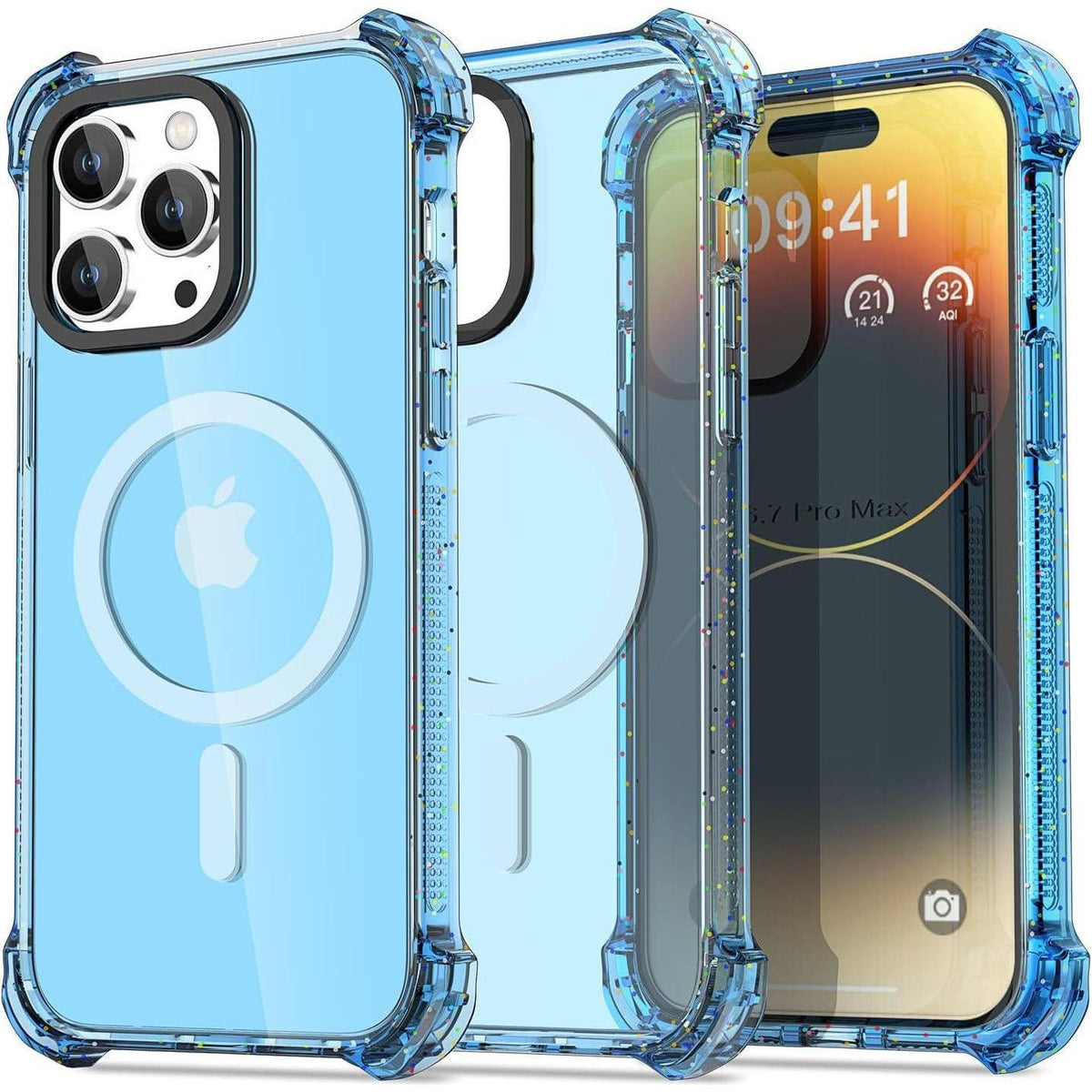 Entronix Apple iPhone 15 Pro/14 Pro [Magnetic-Compatible] Case - Bouncy Bumper, - Entronix