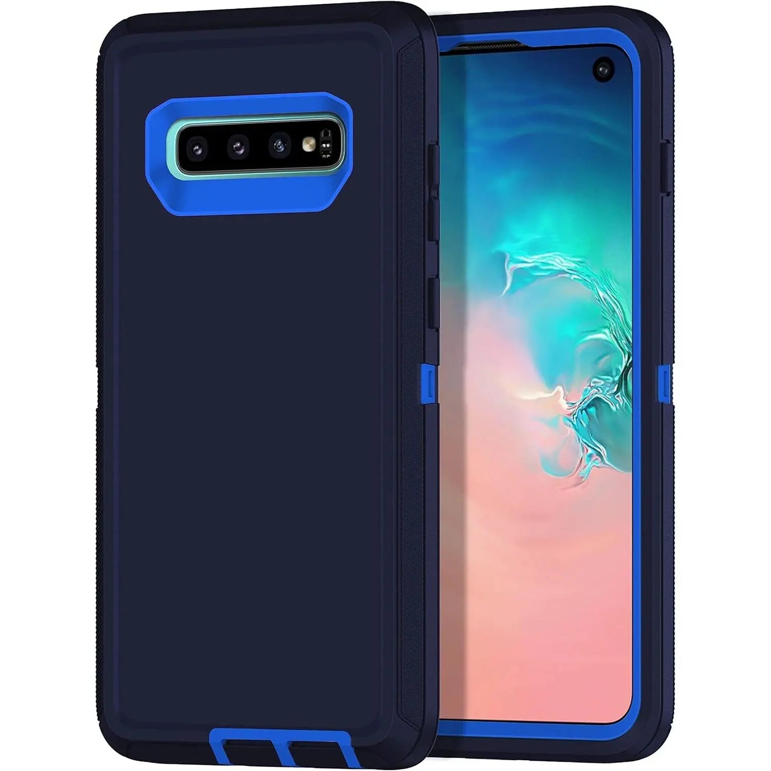 Entronix Heavy Duty Case for Samsung Galaxy S10, Triple-Layer & Full Protection, - Entro Retail