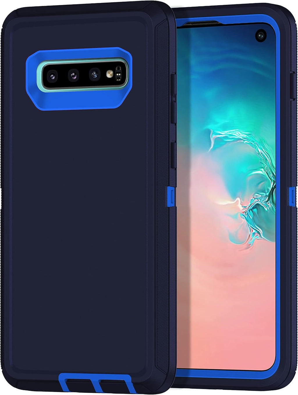 Entronix Heavy Duty Case for Samsung Galaxy S10 Plus, Triple-Layer & Full Protection, - Entro Retail