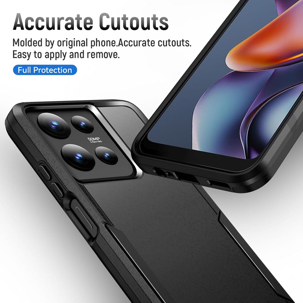 Entronix Case Compatible with Moto G Power 2025 - Soft-Touch Dual-Layer Sleek Cover