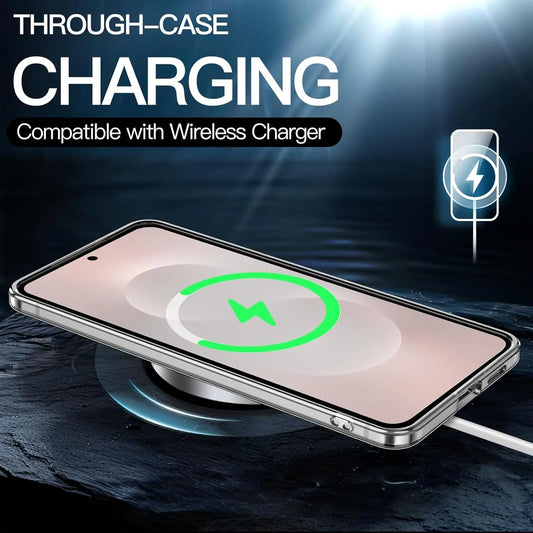 Entronix Case Compatible with Galaxy S25 Edge - [Hard Back] Clear Cover - Entronix