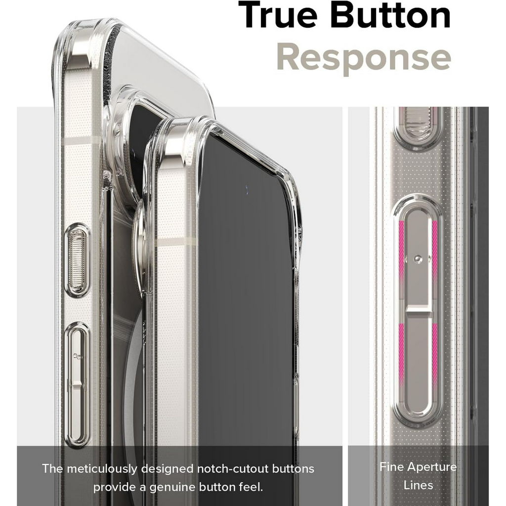 Entronix [Magnetic] Case Compatible with Pixel 9/9 Pro - [Hard Back] Slim Clear