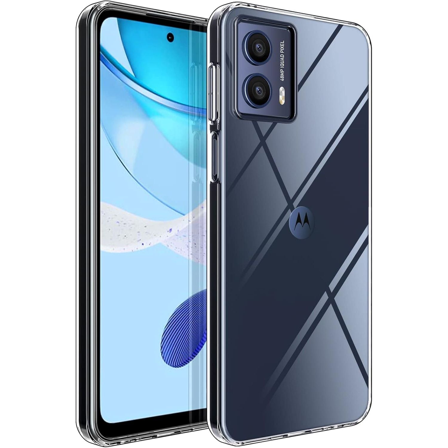 Entronix Clear Case for Motorola G 2023, Crystal Clear Transparent Bumper Cover - Entro Retail