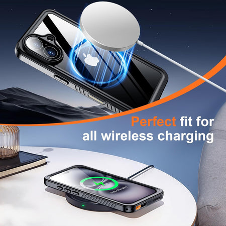 Entronix Waterproof Case For Apple iPhone 16 Plus, 360º Protective Bumper Cover - Entro Retail