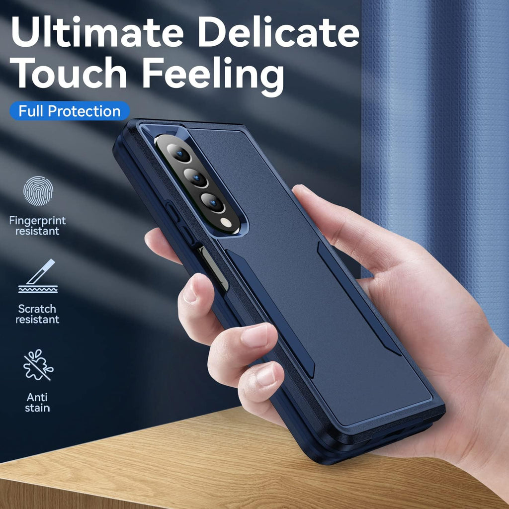 Entronix Case Compatible with Galaxy Z Fold 6 - Soft-Touch Dual-Layer Sleek Cover