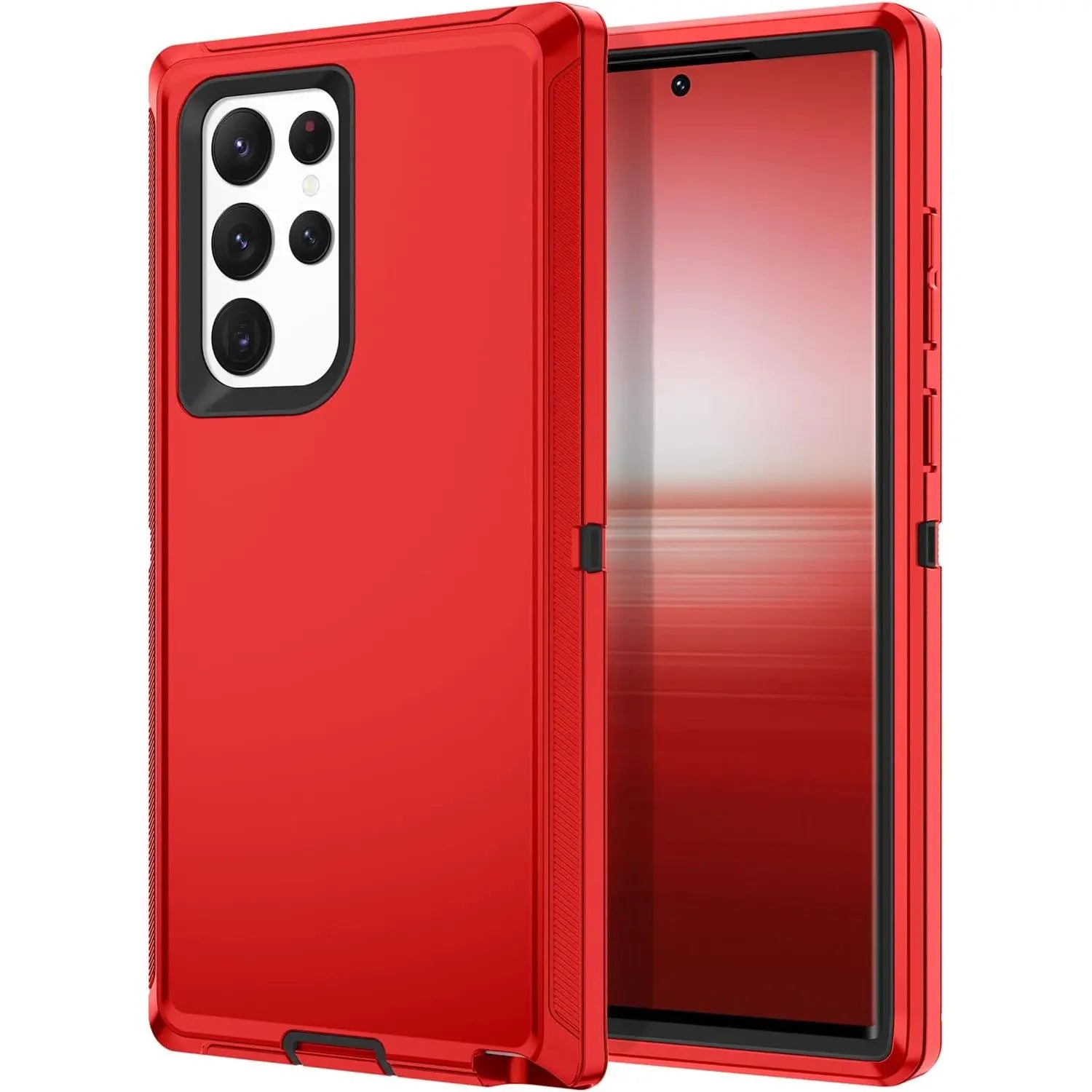 Entronix Heavy Duty Case for Samsung Galaxy S22 Ultra, Triple-Layer & Full Protection, - Entro Retail
