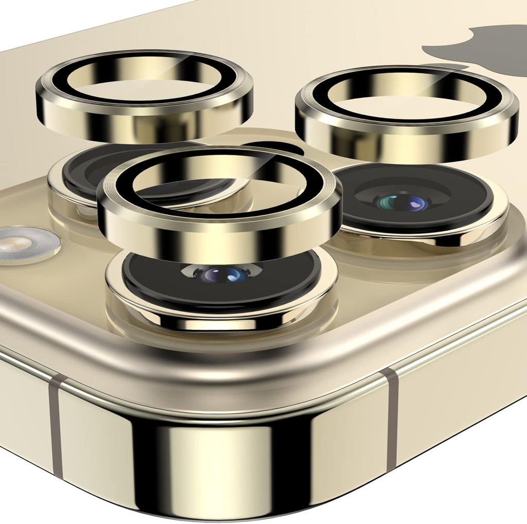 Entronix Metallic Camera Lens Protector for Apple iPhone 14 Pro Max, Easy Installation, - Entro Retail