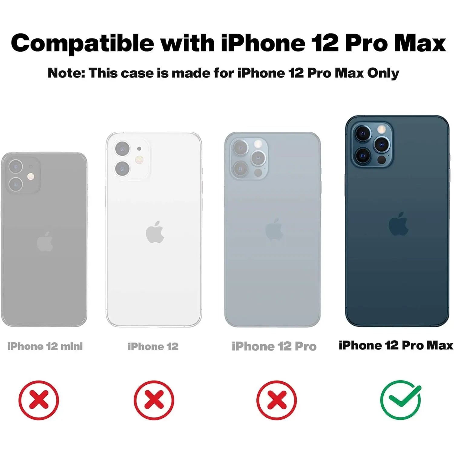 Entronix Slim Wallet Case for Apple iPhone 12 Pro Max, Leather Wallet & Card Holder Bumper Cover, - Entro Retail