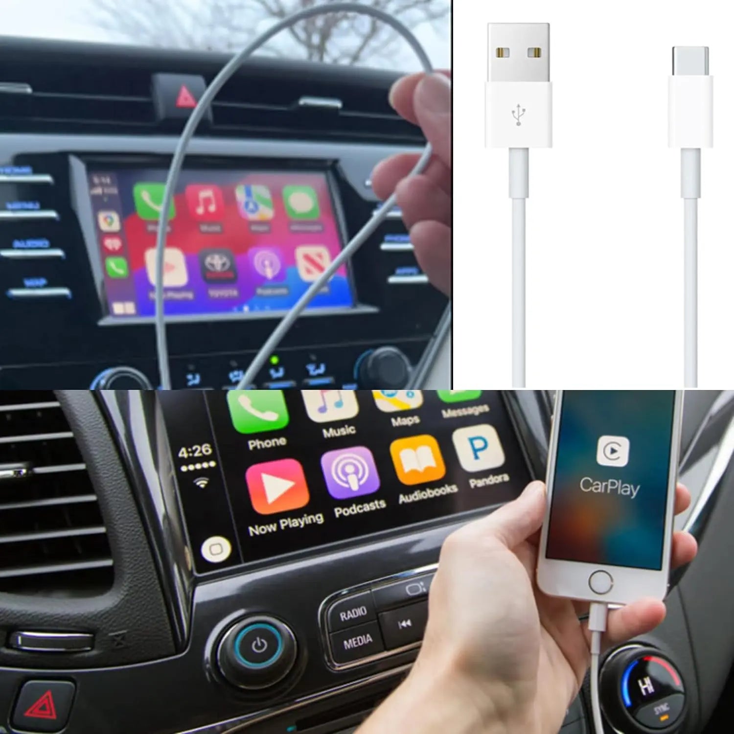 Entronix USB-A to Type-C Charger Cable, 3-Pack [3FT] USB-C Cable Compatible with Android - Entronix