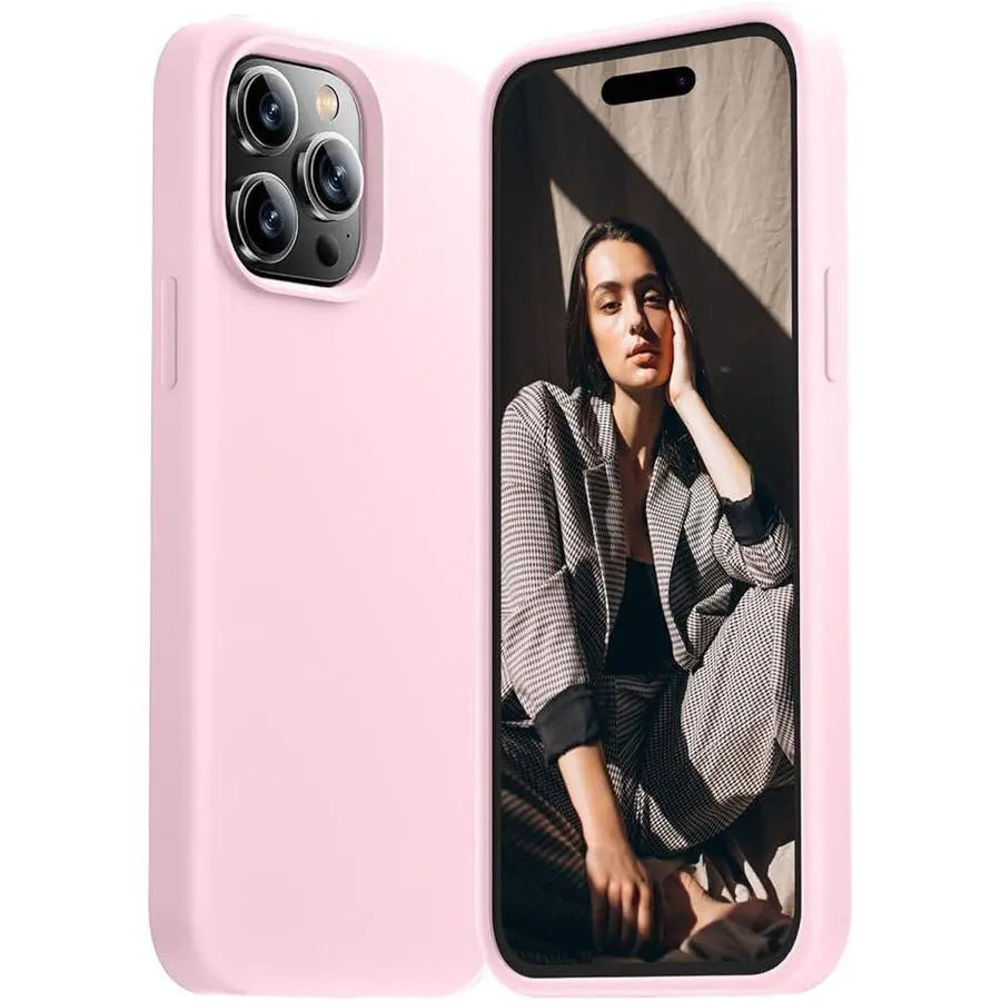 i15 Pro Max Silicone - Light Pink