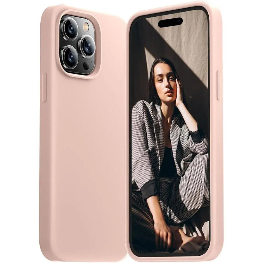 i15 Pro Max Silicone - Rose Gold