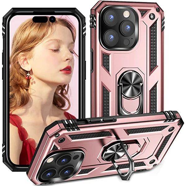 Entronix Apple iPhone 16 Pro Case - Guard Ring Holder, Dual Layer Protection - Entro Retail