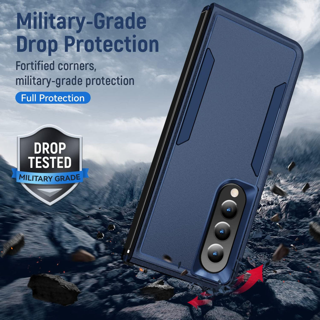 Entronix Case Compatible with Galaxy Z Fold 6 - Soft-Touch Dual-Layer Sleek Cover
