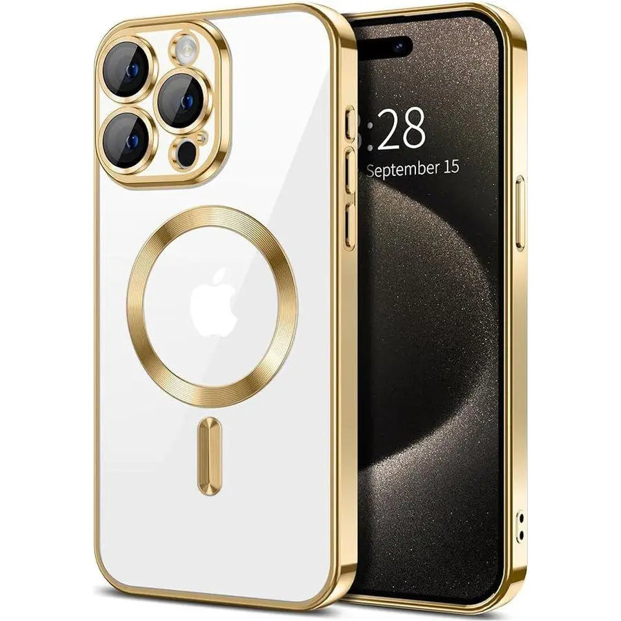 Entronix Apple iPhone 16 Pro [Magnetic-Compatible] Case - Clear & Shiny, - Entro Retail