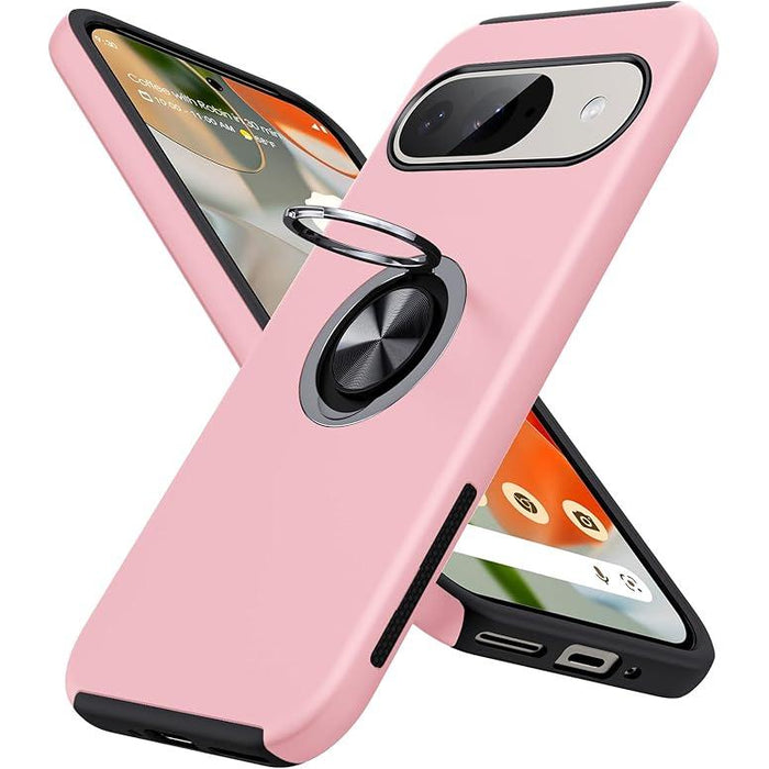 Entronix Google Pixel 9/9 Pro Case - 360º Circular Ring Holder, - Entronix