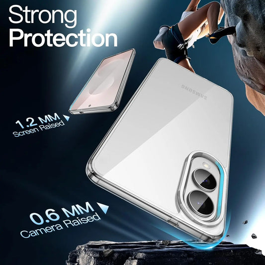 Entronix Case Compatible with Galaxy S25 Edge - [Hard Back] Clear Cover - Entronix