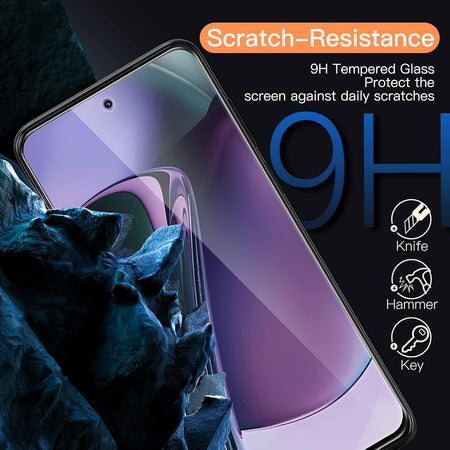 Entronix 2-Pack for Motorola G Play 2023, Clear Tempered Glass Screen Protector - Entro Retail