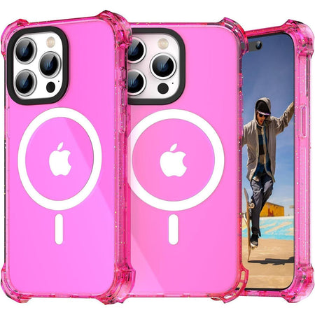 Entronix Apple iPhone 13 Pro Max/12 Pro Max [Magnetic-Compatible] Case - Bouncy Bumper, - Entronix