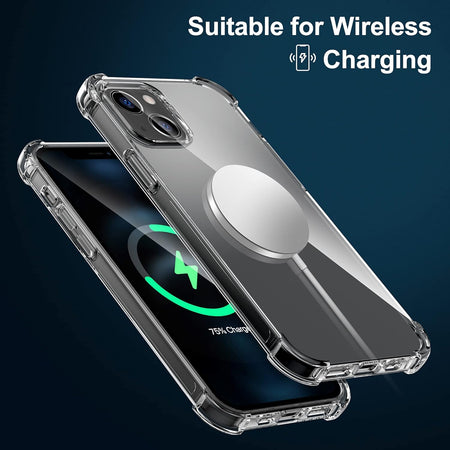 Entronix Clear Case for Apple iPhone 14 Plus, Crystal Clear Transparent TPU Bumper Cover - Entro Retail