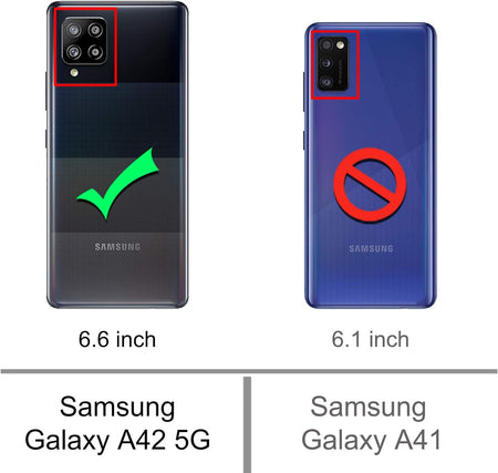 Entronix 2-in-1 Bundle for Samsung Galaxy A42, Heavy Duty Case & Clear Tempered Glass Screen Protector, Full Protection & Easy Installation - Entro Retail