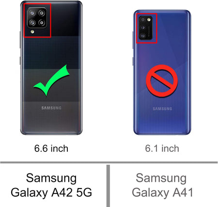 Entronix 3-in-1 Bundle for Samsung Galaxy A42, Heavy Duty Case & 2 Clear Tempered Glass Screen Protectors - Entro Retail