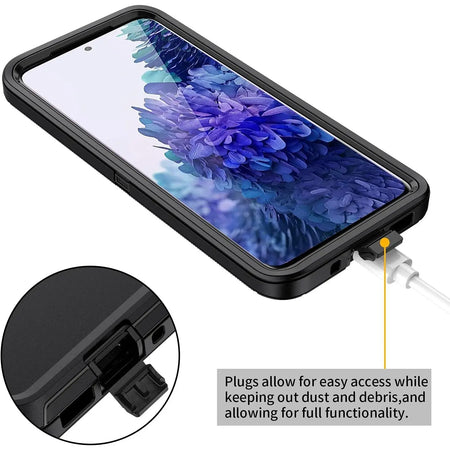 Entronix Heavy Duty Case for Samsung Galaxy S20, Triple-Layer & Full Protection, - Entro Retail