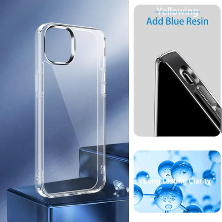 Entronix Heavy Duty Clear Case for Apple iPhone 11 Pro, Crystal Clear Transparent Bumper Cover - Entro Retail