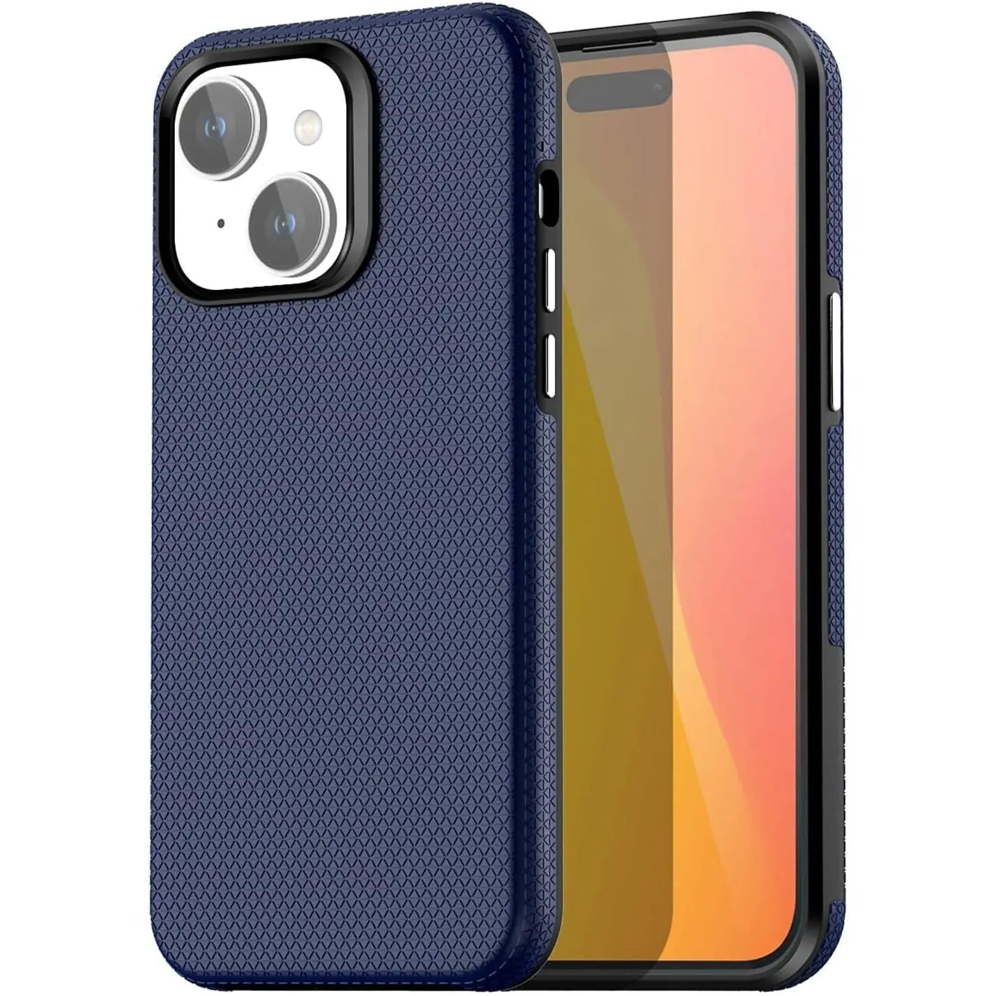 Entronix Shockproof Case for Apple iPhone 15 Plus, Anti-Slip Rugged Bumper Cover, - Entro Retail