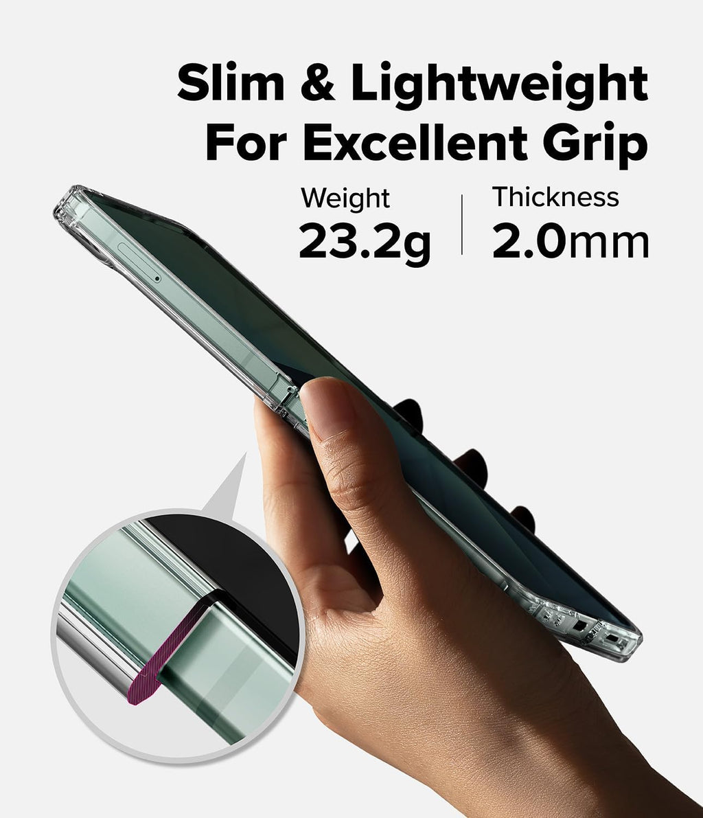 Entronix Case Compatible with Galaxy Z Flip 7 - [Hard Back] Clear Cover