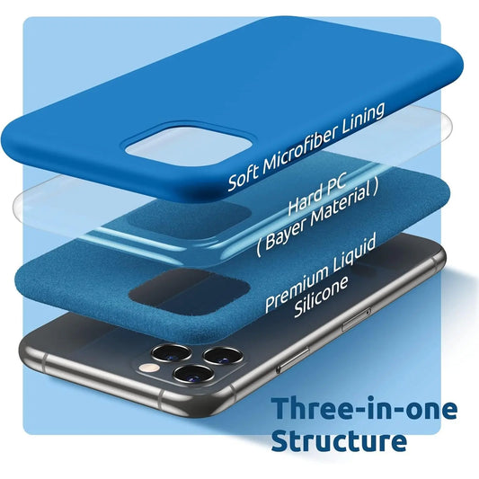 Entronix Case Compatible with iPhone 11 Pro - Soft-Touch Liquid Silicone - Entronix