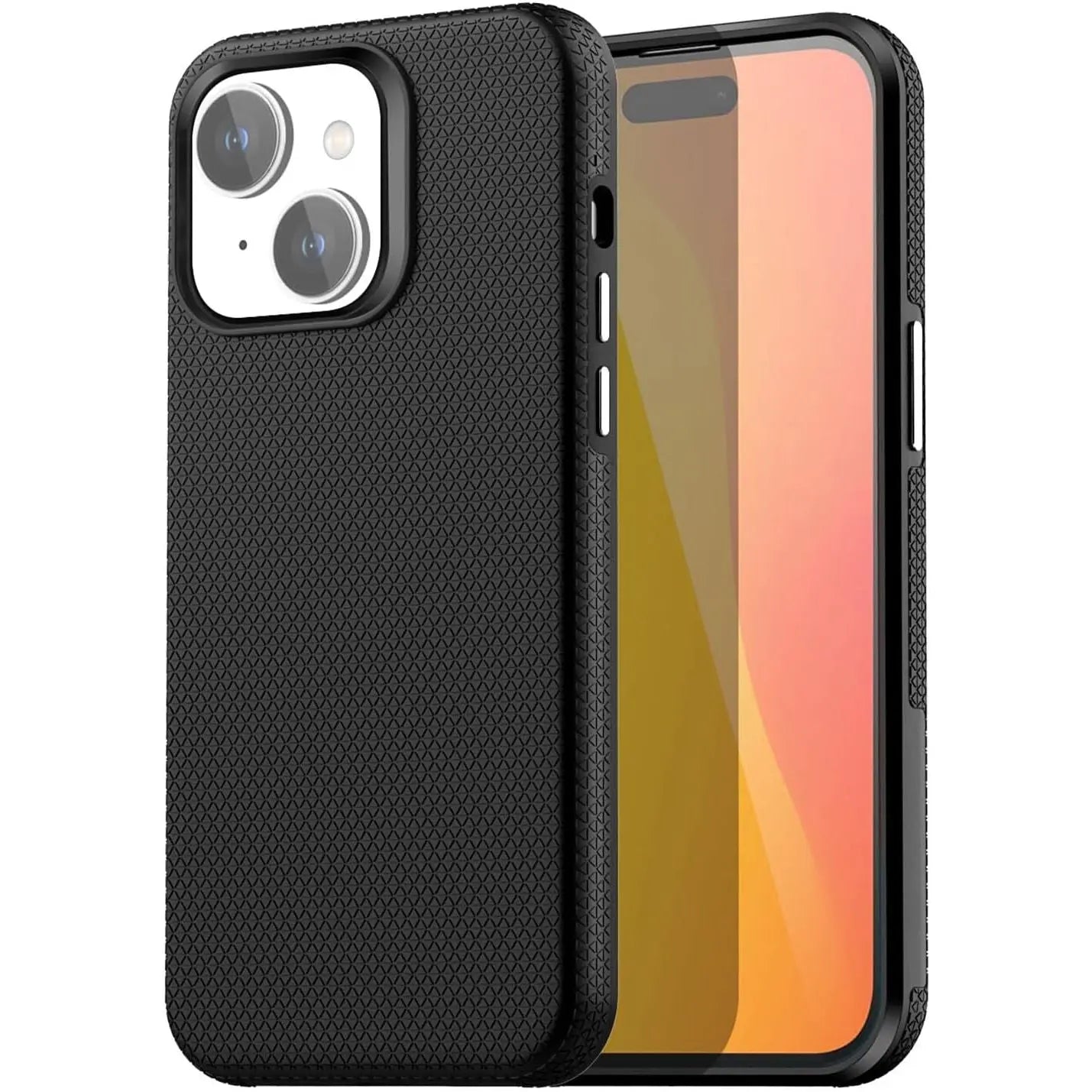 Entronix Shockproof Case for Apple iPhone 15 Plus, Anti-Slip Rugged Bumper Cover, - Entro Retail