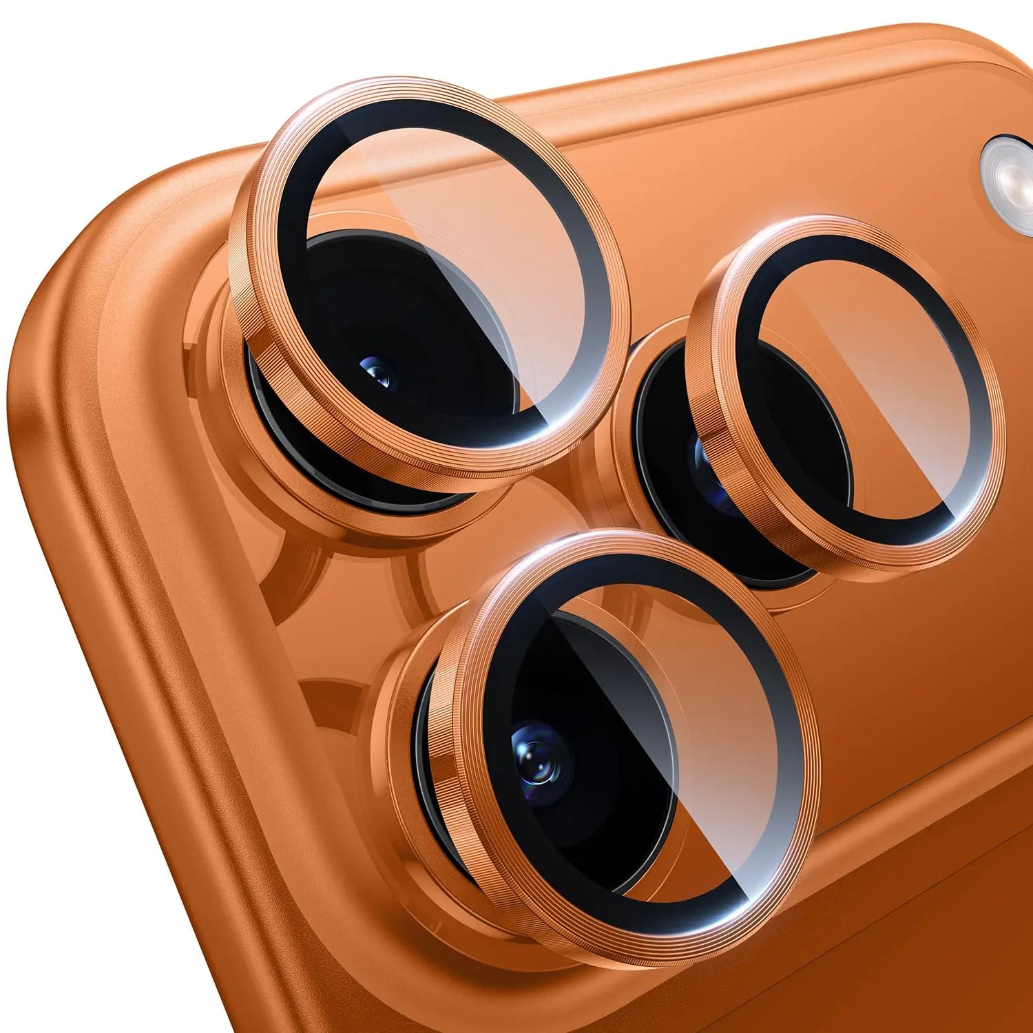 Entronix Camera Lens Protector Compatible with iPhone 17 Pro/17 Pro Max - Luxury Metal - Entronix