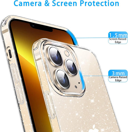 Entronix Apple iPhone 11 Pro Crystal Clear Case - Glitter - Entro Retail