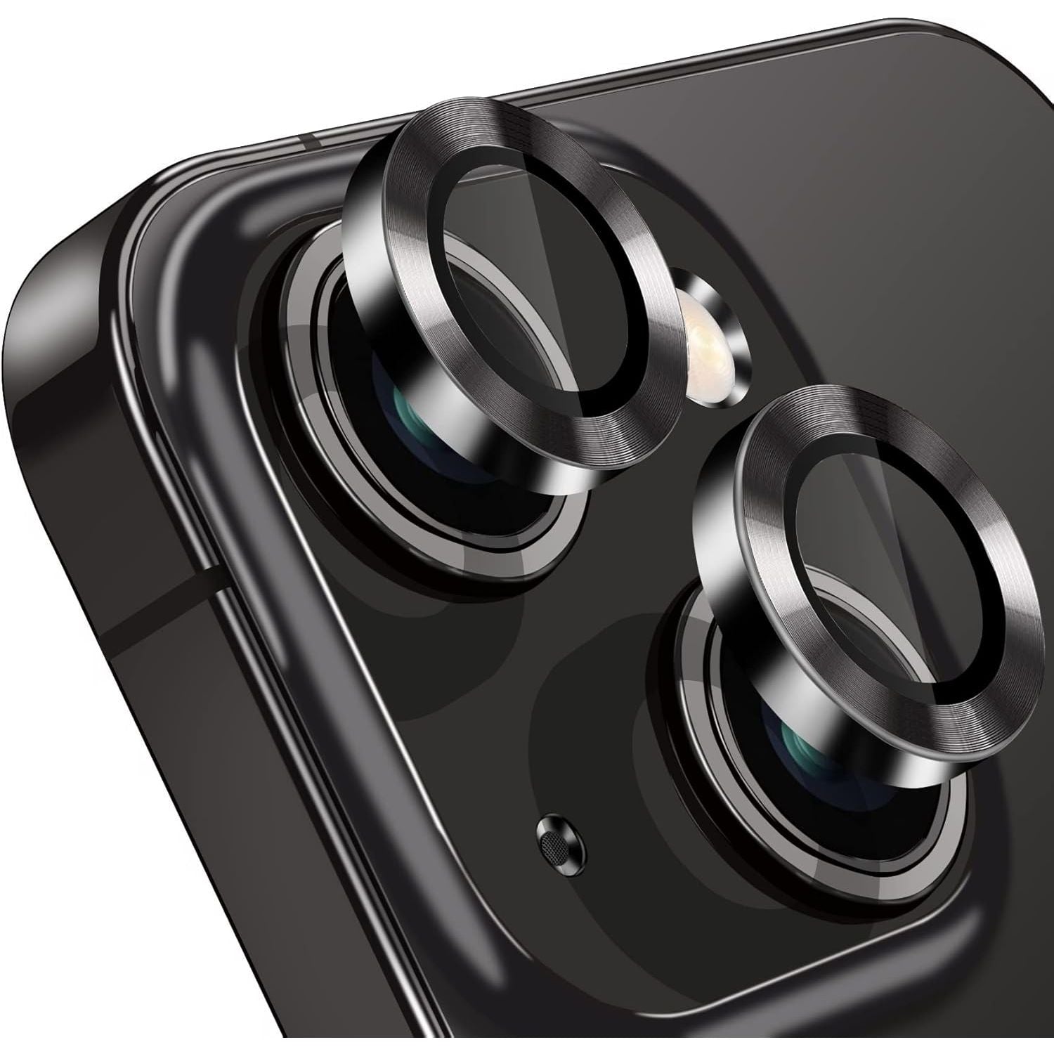 Entronix Metallic Camera Lens Protector for Apple iPhone 13, Easy Installation, - Entro Retail