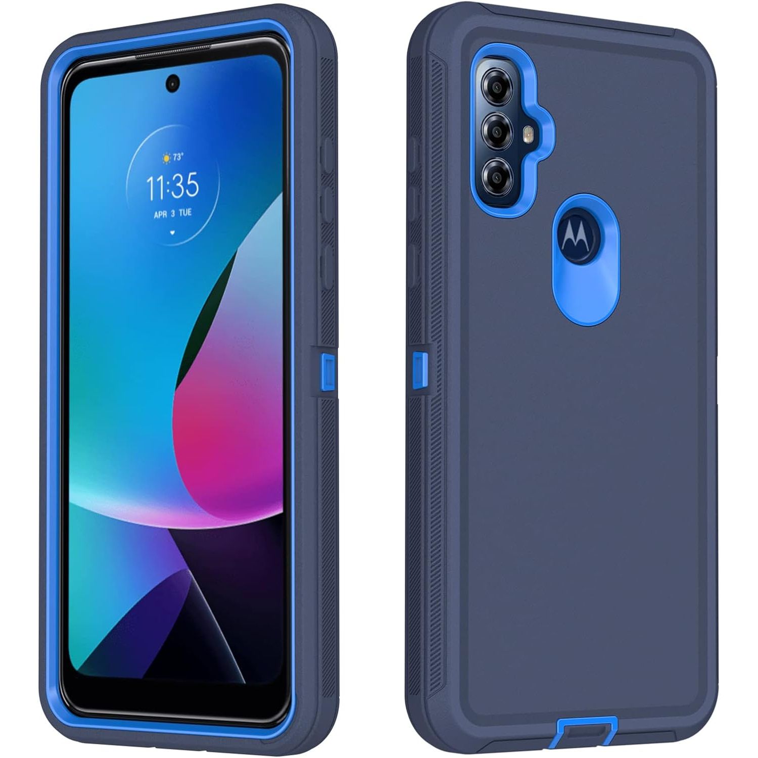 Entronix Heavy Duty Case for Motorola G Stylus 2022, Triple-Layer & Full Protection, - Entro Retail