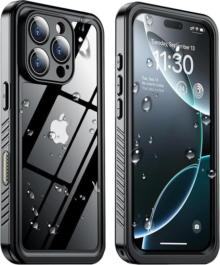 Entronix Waterproof Case For Apple iPhone 16 Pro Max, 360º Protective Bumper Cover - Entro Retail