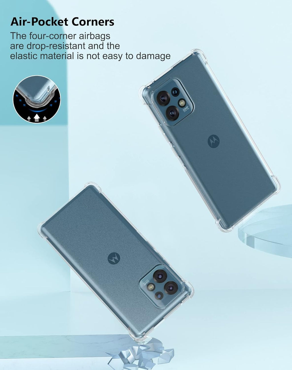 Entronix Motorola Edge Plus 2023 Crystal Clear Case - Slim - Entronix