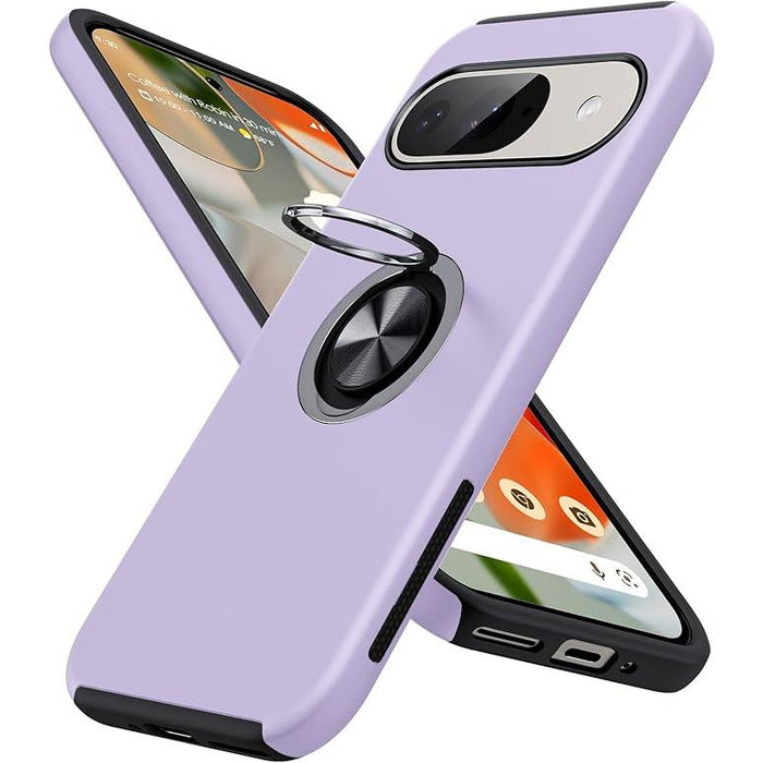 Entronix Google Pixel 9/9 Pro Case - 360º Circular Ring Holder, - Entronix