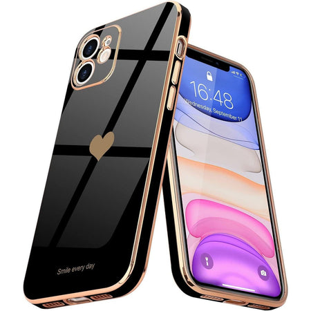 Entronix Apple iPhone 11 Case - [Smile Everyday] Luxury Heart, - Entronix